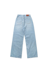 Light washing denim