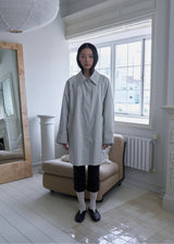 Cabin Cotton Half Coat (Ash Cream)