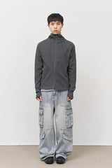 Space Cargo Denim Pants