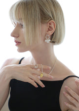 silver925 bubble earring SV