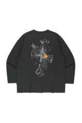 ネオゴシッククロスロングスリーブTシャツ