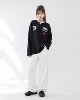 (UNISEX) プロジェクト ワッフル ヘンリー ロング スリーブ