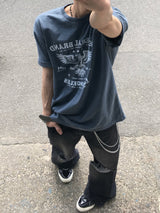 アイル ダメージ フレアデニムパンツ2C