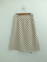 dot corduroy skirt