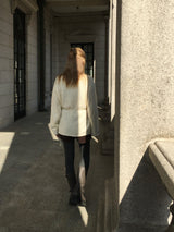 [Guest Look] ラテボートネックルーズロングニット (4c)