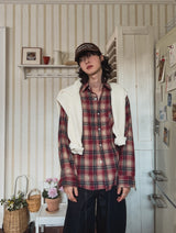 ドーズルーズフィットチェックシャツ
