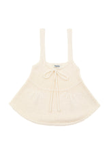 Ribbon Knit Bustier [Ivory]