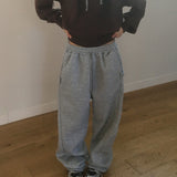 Tomong Side Snap two-Way Snap sweat Pants