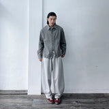 Grey Loop Texture Shirt