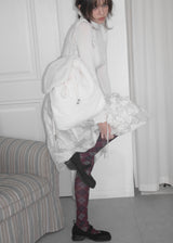 Soft Fur Backpack_Ivory