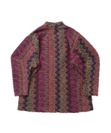 BOUCLE BOHEMIAN HERITAGE CARDIGAN (Burgundy)