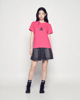 25FW WOMAN A SYMBOL SHORT SLEEVE T-SHIRT HOT PINK