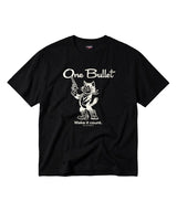 LB One Bullet ウォッシュドT (ブラック)