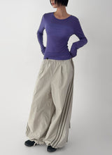 CURVED TRACK NYLON PANTS