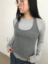 Halter Neck Tank Top (4color)