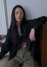 Noah Stripe Shirt (Black)