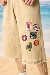 Destroyed Badge Utility Shorts