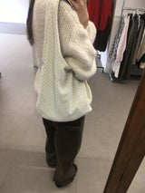 パフリバーシブルドットバッグ (2color)