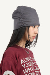 Shirred Cotton Beanie