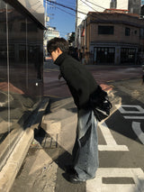 バイワンフラップハイネックニットジップアップ 2C