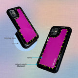カラーポケット (pink) スマホケース (epoxy bumper)