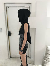 KY06-GHOST HOOD SCARF(BLACK)