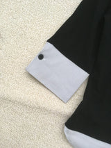 Pintuck Collar 3/4 Tee