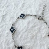 Midnight Flower Bracelet
