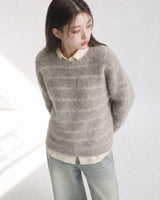 (UNISEX) メロニー ブラッシュ ニット