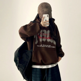 Noah Brooklyn Lettering Embroidery Fur Ball Cap 