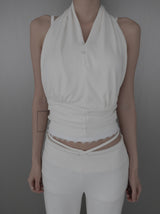Lua Button Halter Top