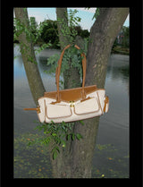 “UBUD”Pieced Leather Biker Bag