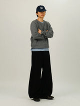 HS Pintuck Balloon Curved-Fit Pants