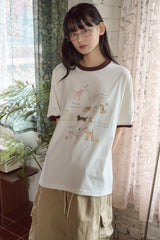 26SS★ コージーパピーリンガー半袖Tシャツ