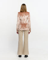 Stripe Bootcut Pants _ BEIGE