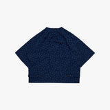 flower robe cardigan_blue