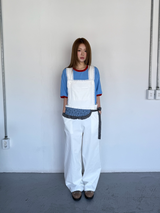 eyelet cotton overall 