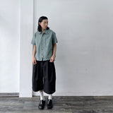 Vertical Textured Short Shirt