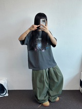💚5000ソルド🥳❤‍🔥ナイロンバージョン🥳❤‍🔥 ツーピンタックバルーンコットンパンツ💚🖤🩶🤎5COLOR