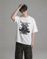 (UNISEX) Lettering Knit Short Sleeve