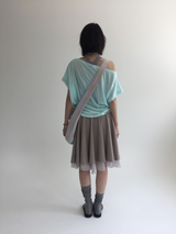 フォグオフショルダーTシャツ (4color)