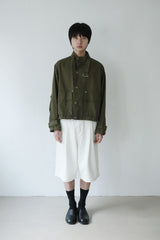 buckle neck field jacket