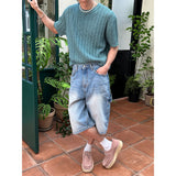[S/S] ブークレスカシ ラウンドハーフニット(10color)