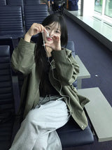 Kyoa High-Neck String Field Jacket