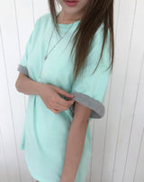 Poish Color Matching Roll-up Short Sleeve