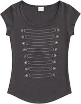 epauletd stairs tee(4 color) 