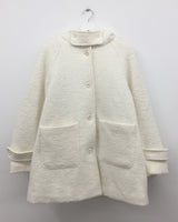 [MD Pick]ファインウールフーデッドハーフコート (2color)