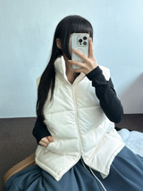 Bカシックフィットパディングベスト💚🩶🖤🤍🤎6カラー