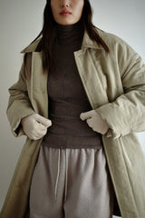 Oversized puffer coat, Khaki