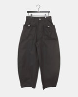 Crum ウォッシングポケットバルーンワイドパンツ